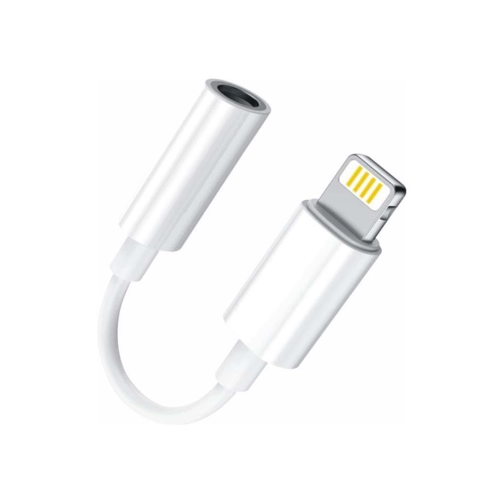 PrimeX JH-002 Lightnıng To 3.5mm Jack Dönüştürücü, İphone Aux Kulaklık Çevirici, Lıghtnıng Kulaklık Çevirici