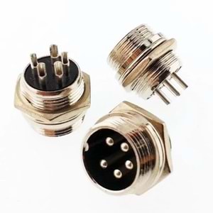 NBTech NB-GX16 UPTECH 5 Pin Erkek Mikrofon Şase Fiş