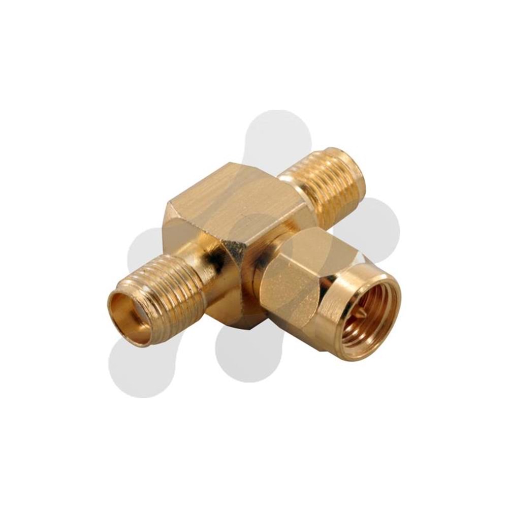 NBTech NB-SMA114 UPTECH SMA114 SMA Erkek-Dişi-Dişi T Konnektör, SMA T Konnektör