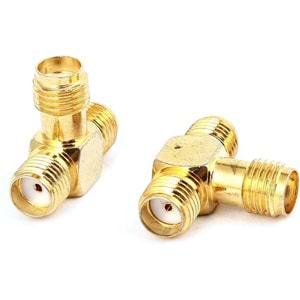 NBTech NB-SMA115 UPTECH SMA115 SMA Dişi-Dişi-Dişi T Konnektör, Dişi SMA T Konnektör