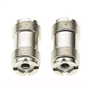 PrimeX PX-S300 UPTECH Çift Uçlu Dişi Kuplör Konnektör Adaptörü, CB Radyo, Analizör, Koaksiyel Kablo Uzatma Adaptörü Için İdeal Uzunluk Uzatmak Için İki Kabloyu Bağlar, Dişi Dişi UHF Konnektör