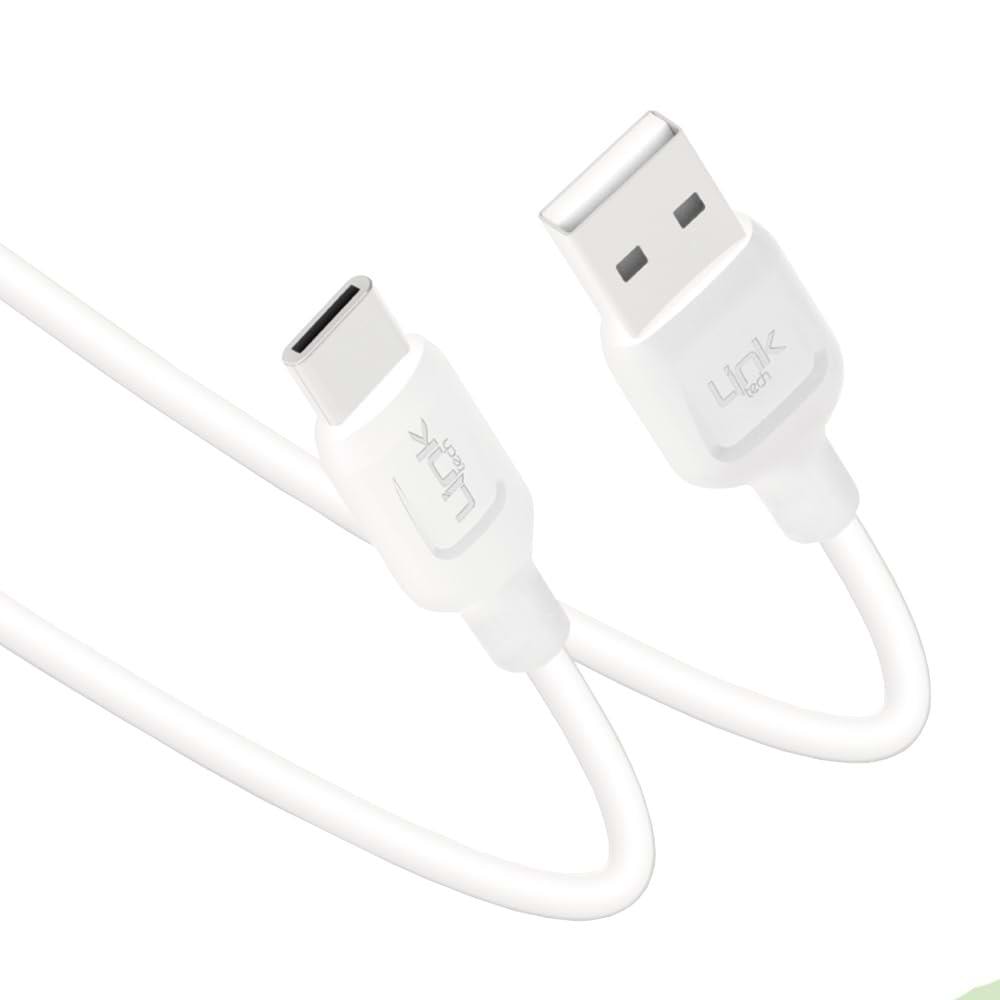 Linktech K450 Strong 1 Metre 2.4A Max Metal Başlı Type-C Şarj Kablosu