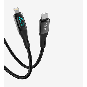 LinkTech K683 PD Display 100cm 30W Type C Lightning Zınk Başlı iPhone Şarj Kablosu