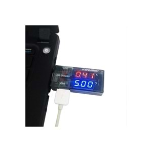 KEWEISI KWS-10VA Tablet ve Telefon USB AKIM AMPER ÖLÇER