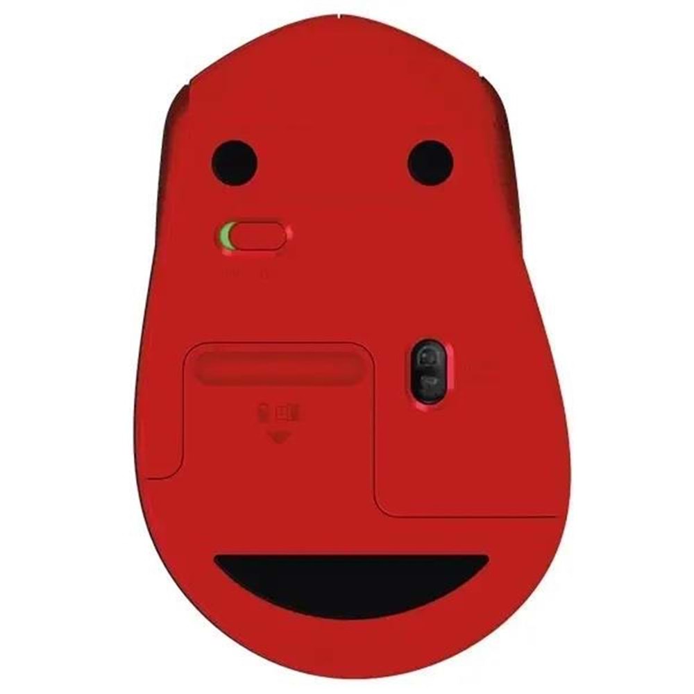 Logitech M330 Kırmızı Sessiz Kablosuz Optik Mouse 910-004911