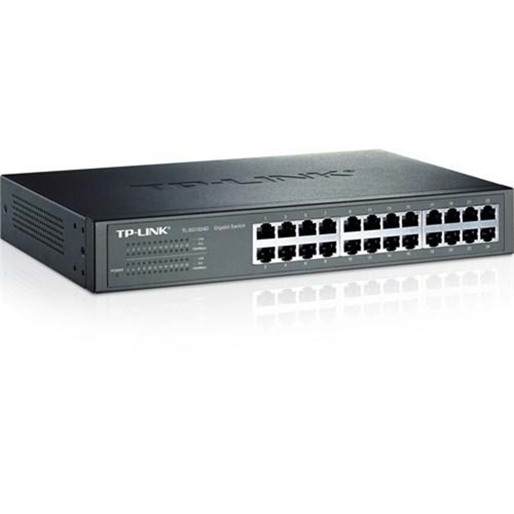 TP-LINK TL-SG1024D 24-Port 10/100/1000Mbps Tak ve Kullan 40 Enerji Tasarruflu Gigabit Switch