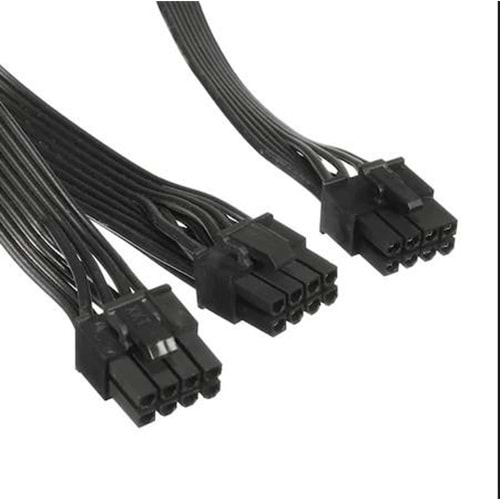 NBTech NB-MD18 Modüler Güç Kablosu 18AWG 8 Pin Male to Dual 8Pin(6+2) Male PCI-E