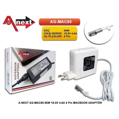 Aneex Ag-Mac85 18.5V 4.65A Tek Uçlu Notebook Adaptör