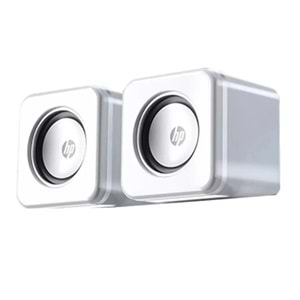 HP NS1 Pro Multimedya 2.0 3.5mm Aux 1+1 Kablolu Hoparlör Beyaz