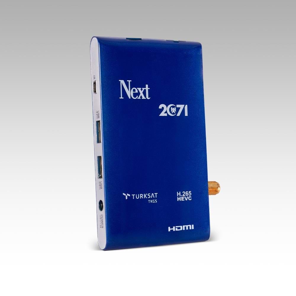 Next 2071 IPTV HEVC H.265 Çanaklı Çanaksız Mini HD Uydu Alıcısı