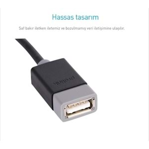 PrimeX Prolink PB467-0100 1 Metre USB Uzatma Kablo, Kısa Usb Uzatma Kablo