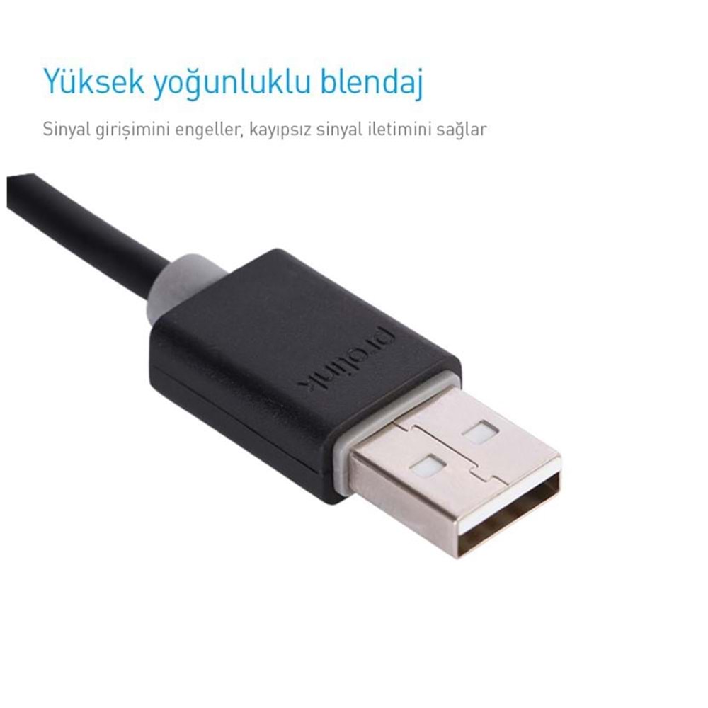 PrimeX Prolink PB467-0100 1 Metre USB Uzatma Kablo, Kısa Usb Uzatma Kablo