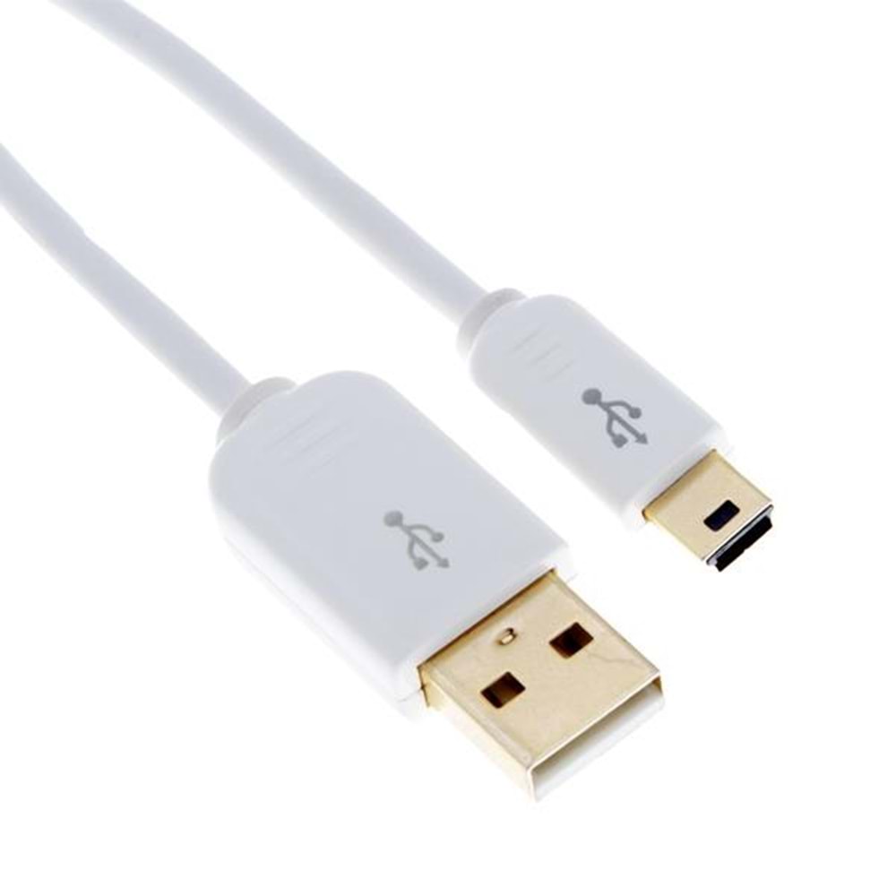 PrimeX Prolink PMM368-0030 0.3 Metre Mini USB kablo, Mini Usb Kablo, Harici HDD Kablo