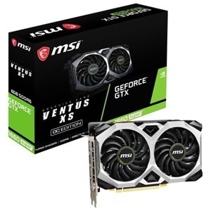 MSI GeForce GTX1660 Super Ventus XS OC 6GB 192Bit GDDR6 DX(12) PCI-E 3.0 Ekran Kartı (GeForce GTX 1660 SUPER VENTUS XS OC)