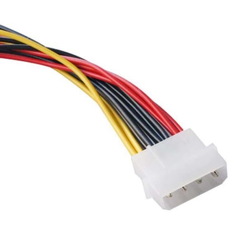 NBTech NB-5101 3 port Sata Çoklayıcı, Molex to 3xSata Power Hdd/DVD/SSD PSU Güç Kablosu