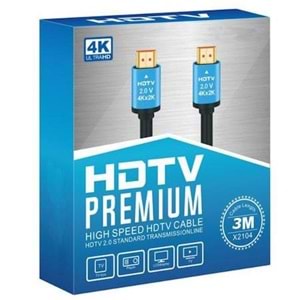 NBTech NB-03HDTV HDMI 3 Metre 8K/4K/2K Ultra HDR 2.0V 7680P PVC Kablo