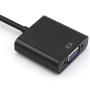 NBTech NB-1240 Dijital HDMI to VGA 30cm Görüntü Çevirici Aparat Siyah