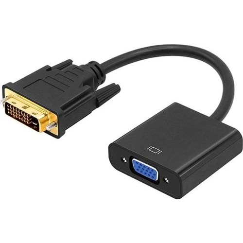 NBTech NB-1300 DVI to VGA Aktif Dönüştürücü Kablo (DVI-D Erkek VGA Dişi)
