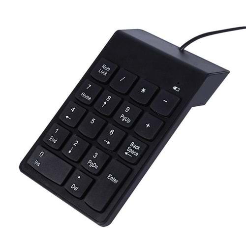NBTech NB-1864 Usb 2.0 Siyah Numerik Klavye Keypad Kablolu