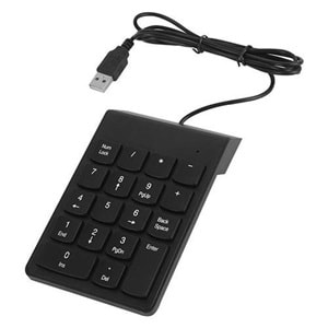 NBTech NB-1864 Usb 2.0 Siyah Numerik Klavye Keypad Kablolu