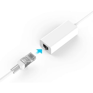 PrimeX PX-2131 Type-C USB RJ45 Ethernet 10/100 Çevirici Adaptör Win10/Mac/Linux (Tak Çalıştır)