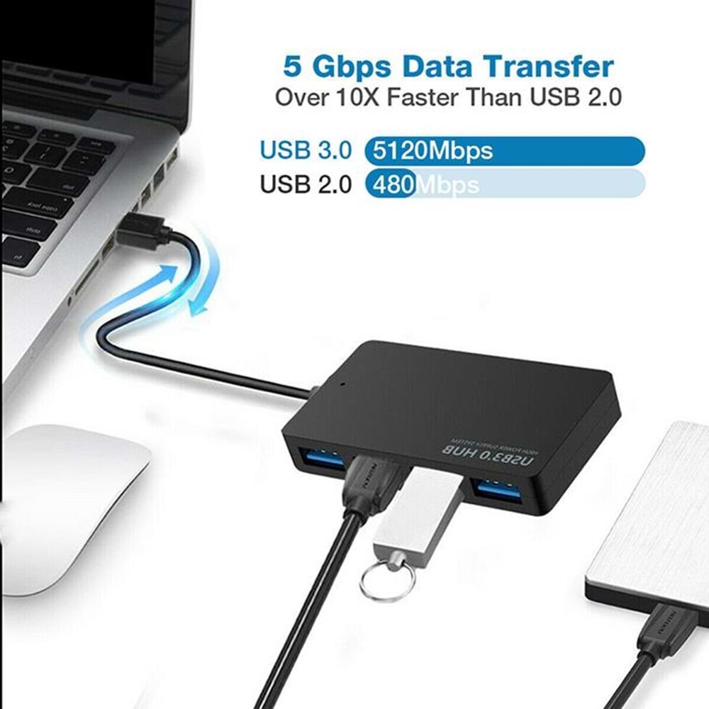 NBTech NB-2520 Connect Master 4 Port USB 3.0 USB Hub Çoklayıcı