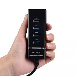 NBTech NB-3010 USB Hub, 4 Port USB 3.0 Çoklayıcı, USB Çoklayıcı Siyah