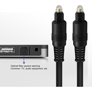NBTech NB-4010 10 Metre Optik Kablo, Dijital Ses Kablosu, optical ses kablo, Dijital optik kablo