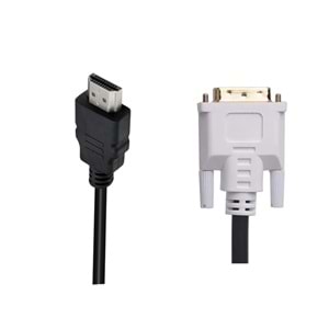PrimeX PX-4106 2 Metre DVI to HDMI kablo, HDMI to DVI Kablo, 1080P FHD Çift Yönlü DVI HDMI Kablo