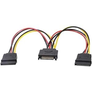 NBTech NB-4426 Sata to Sata Çoklayıcı , Sata Pin Dişi-2 Port Sata Erkek Çoklayıcı, Sata Y Kablo Splitter Hdd Bağlantı Kablosu