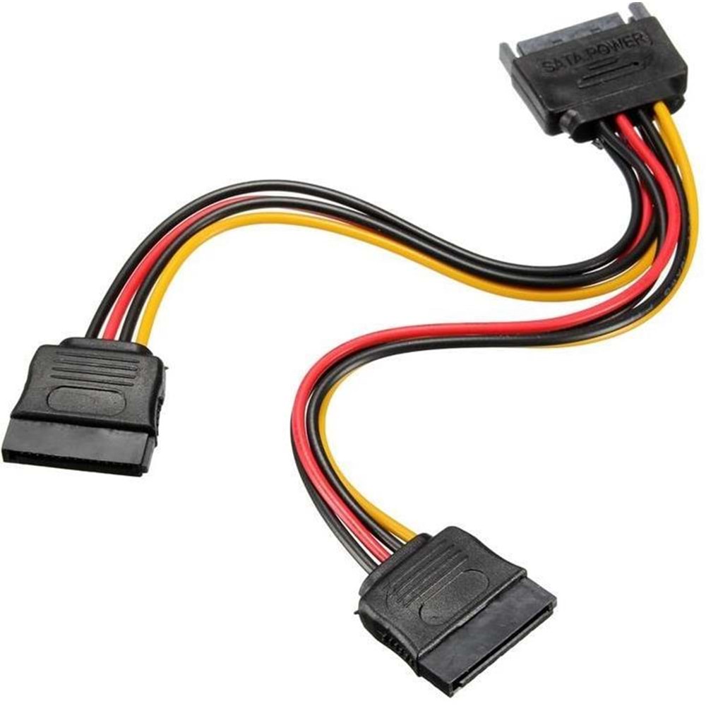 NBTech NB-4426 Sata to Sata Çoklayıcı , Sata Pin Dişi-2 Port Sata Erkek Çoklayıcı, Sata Y Kablo Splitter Hdd Bağlantı Kablosu