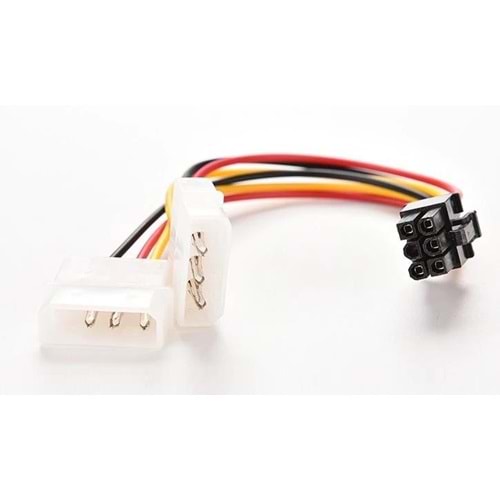 NBTech NB-4583 6 Pin 4 Pin Molex Power Pci-e Ekran Kartı Kablosu, 6 Pin ekran Kartı kablosu