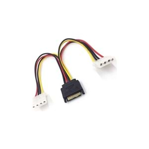 NBTech NB-4829 Dişi Sata Power Molex 4 pin Güç Kablosu, Dişi Sata Molex Çevirici, Dişi Sata Power Çevirici kablo