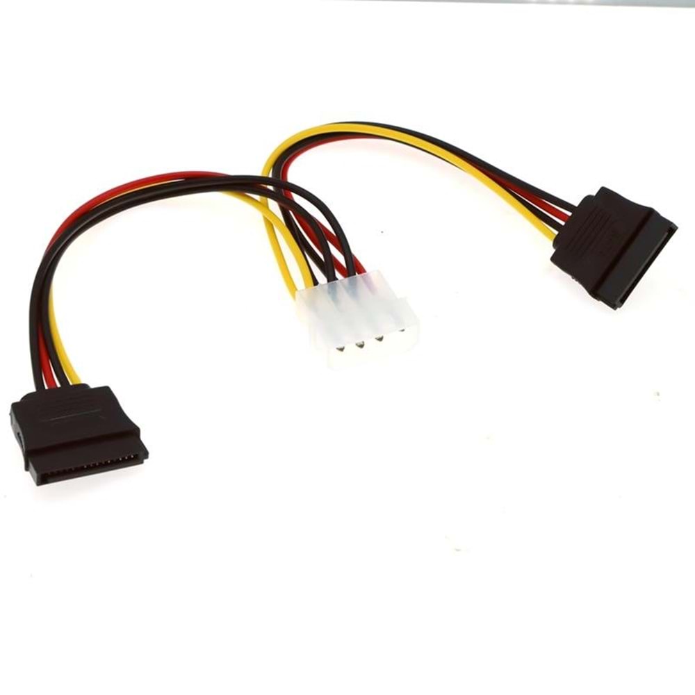 NBTech NB-4929 Molex to Sata Power x2 Çoklayıcı, Sata power Çoklayıcı 2li