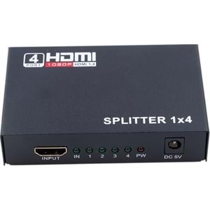 NBTech NB-5004 1080P 2K 4K UHD 4 Port HDMI Splitter (Adaptörlü)