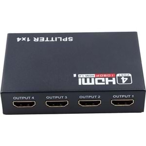 NBTech NB-5004 1080P 2K 4K UHD 4 Port HDMI Splitter (Adaptörlü)