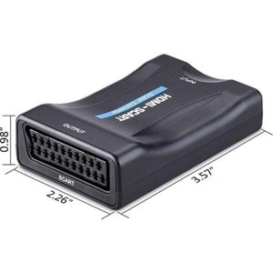 NBTech NB-5110 1080P Full HD Scart To HDMI Görüntü Çevirici AC Converter