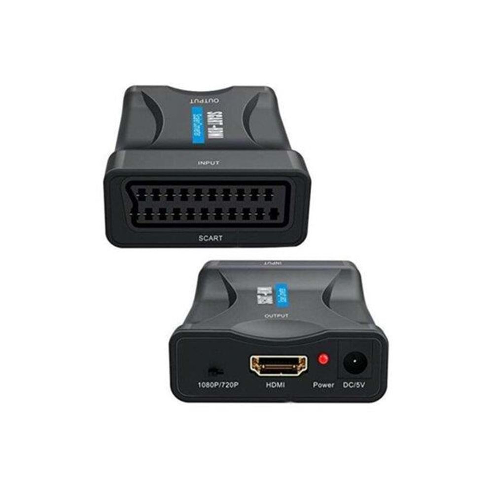 NBTech NB-5110 1080P Full HD Scart To HDMI Görüntü Çevirici AC Converter