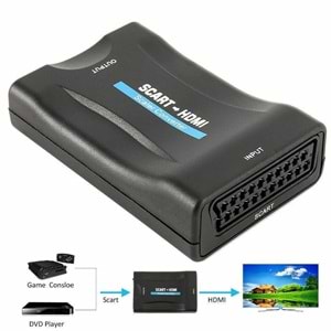 NBTech NB-5110 1080P Full HD Scart To HDMI Görüntü Çevirici AC Converter