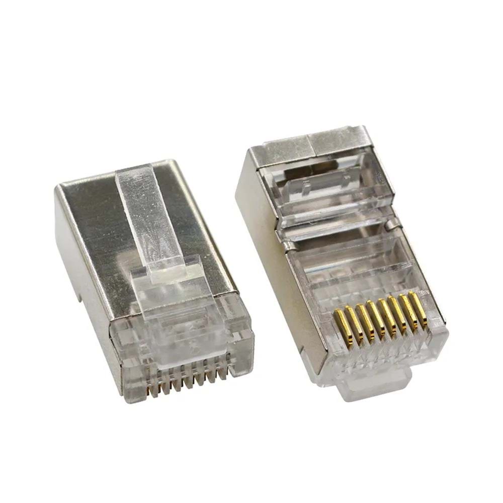 NBTech NB-CAT660 Metal Cat6 Jak, RJ45 Metal Konnektör, Cat6 Plug Metal 100 lü Paket