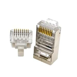 NBTech NB-CAT660 Metal Cat6 Jak, RJ45 Metal Konnektör, Cat6 Plug Metal 100 lü Paket