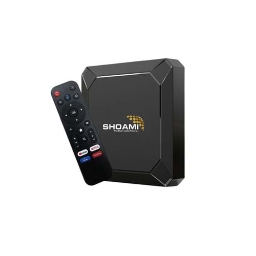 PrimeX PX-SB3 SHOAMİ 4K Android box, 4GB Ram 64GB Hafıza Smart TV Çevirici, Android TV Box, (4K, HDR10+ HEVC, 2xUSB, RJ45, Optik Ses, MSC, 2.5 + 5G Wifi)