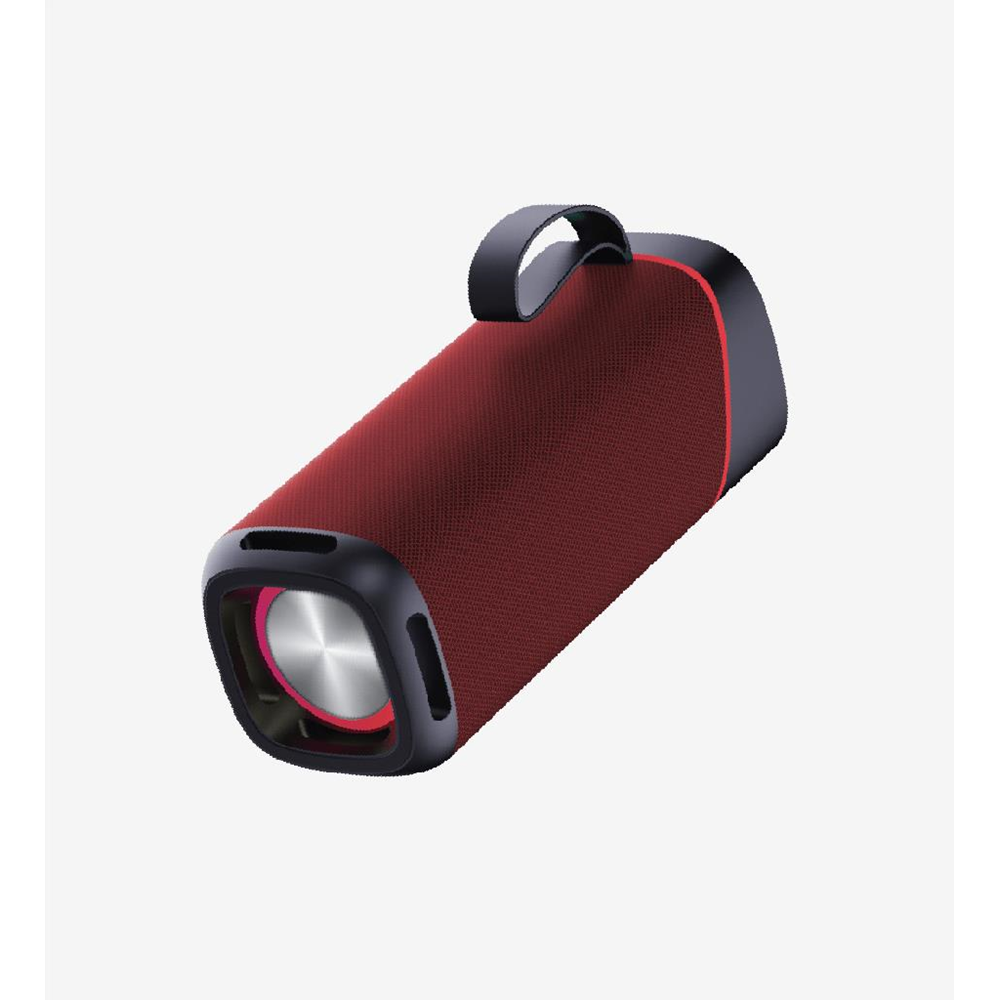 LinkTech R125 Kırmızı Premium 20W IPX4 Sertifikalı Işıklı Bluetooth Hoparlör