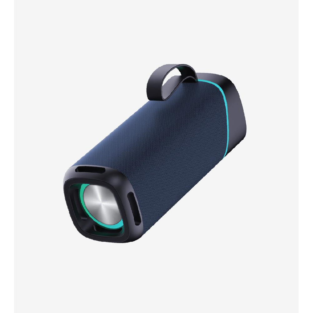 LinkTech R125 Mavi Premium 20W IPX4 Sertifikalı Işıklı Bluetooth Hoparlör