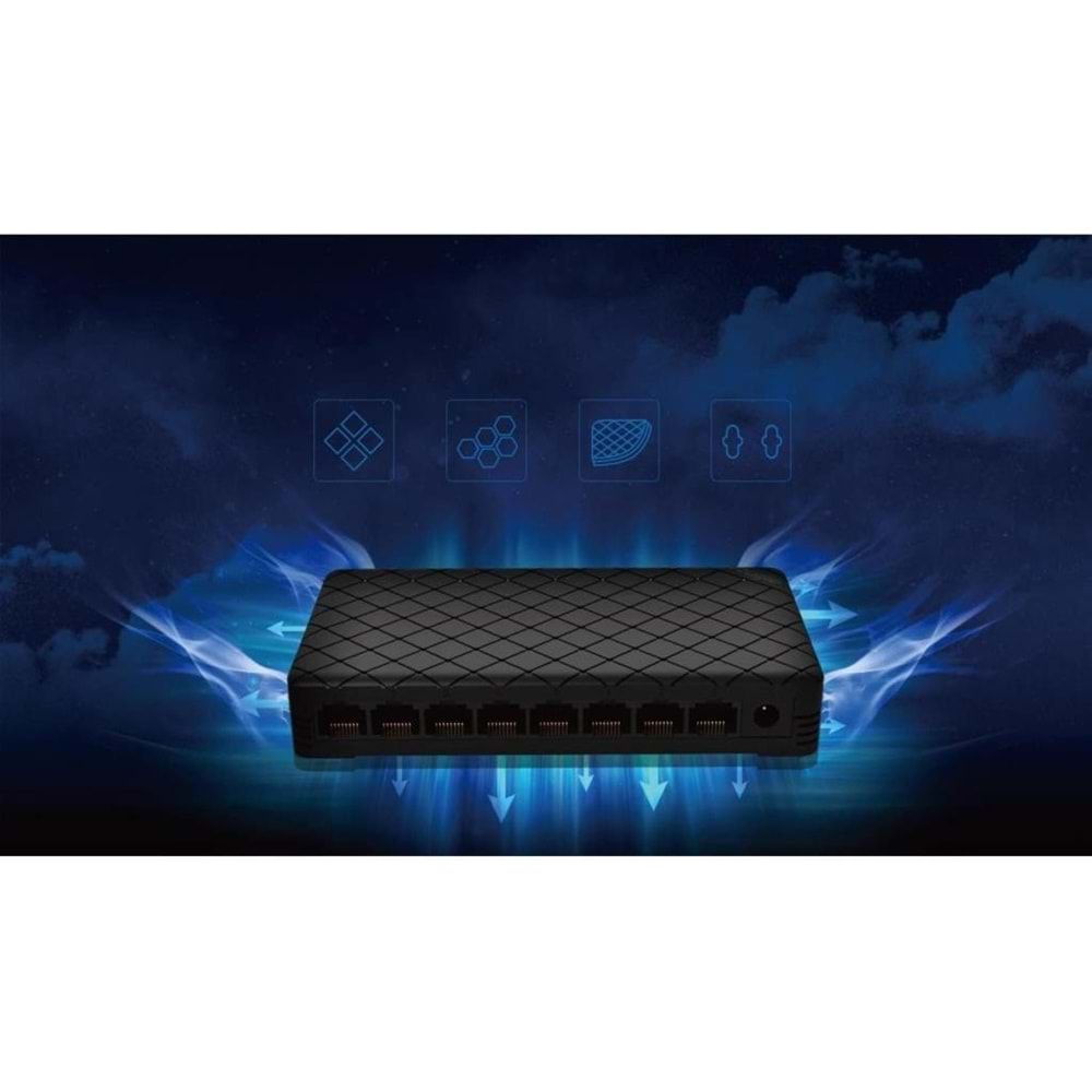 Ruijie Reyee RG-ES08 8 Port 10/100 Mbps Ethernet Switch