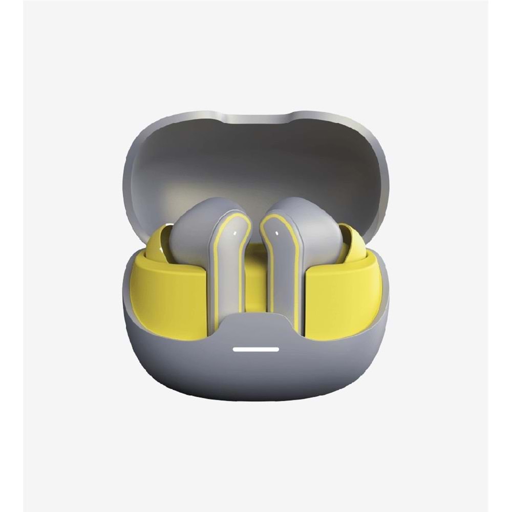 LinkTech S32 Sarı ENC Oyuncu Type C Kulak İçi BT V5.3 Bluetooth Kulaklık