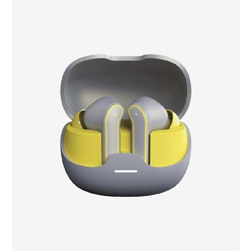 LinkTech S32 Sarı ENC Oyuncu Type C Kulak İçi BT V5.3 Bluetooth Kulaklık