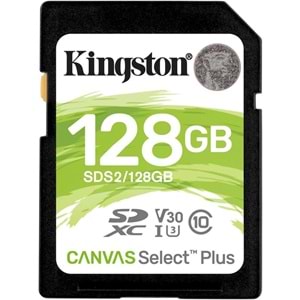 Kingston SDHC 128GB SDS2/128GB Select Plus Class10 Hafıza Kartı