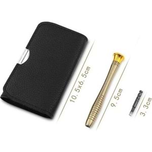 PrimeX TRN-25 Deri kılıf Elektronikçi Tornavida Seti, Saatçi Tornavida Seti, Cep Telefonu Tornavida Seti, Bilgisayar Tamir Tornavida Seti, Mini Tornavida Seti 25'li