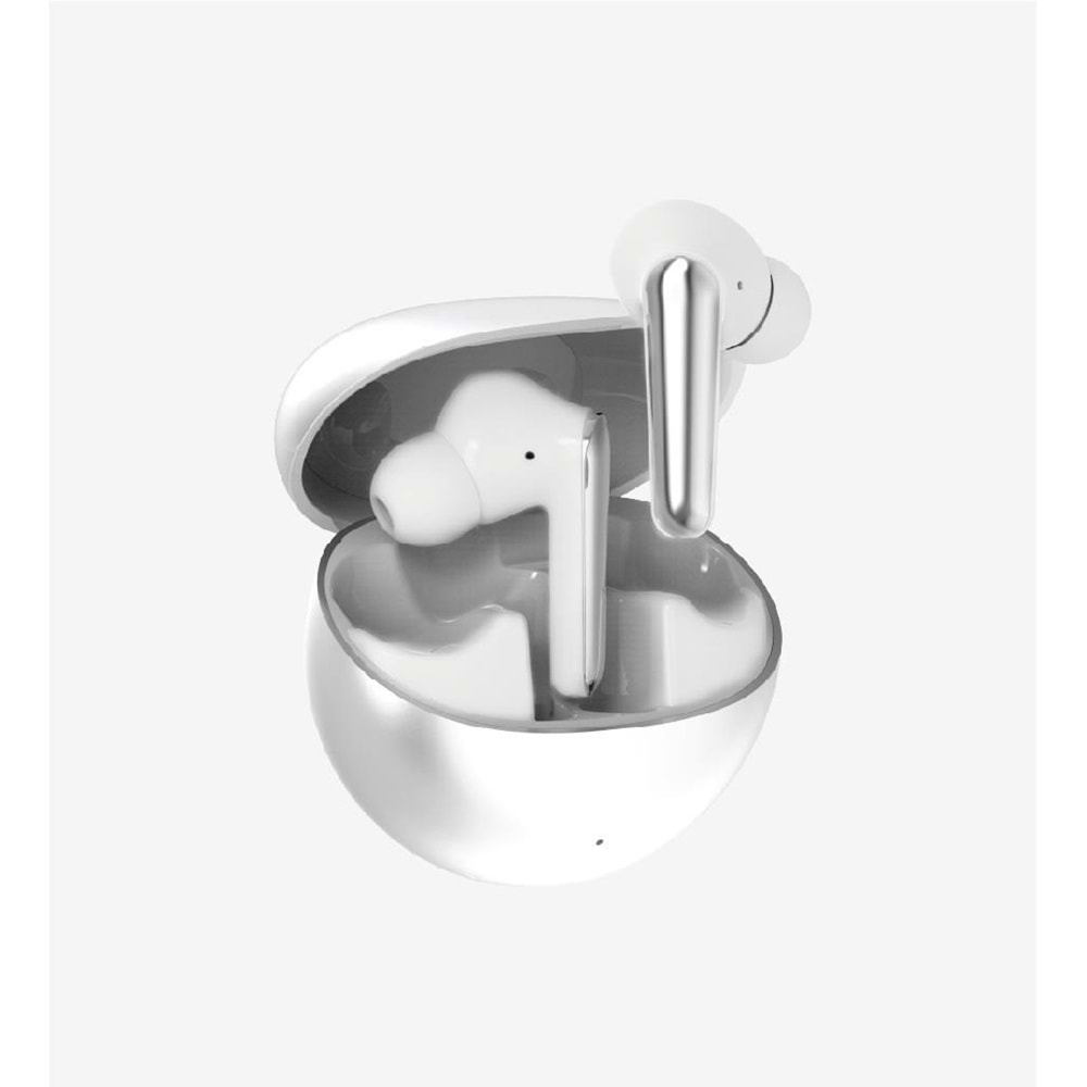 LinkTech PREMIUM Beyaz TW20 ENC IPX4 350mAh BT V5.3 Type C Kulak İçi Bluetooth Kulaklık